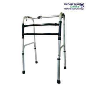 Balkonik aluminiowy składany, wzmocniona rama, krocząco-stały AR-002 ARmedical