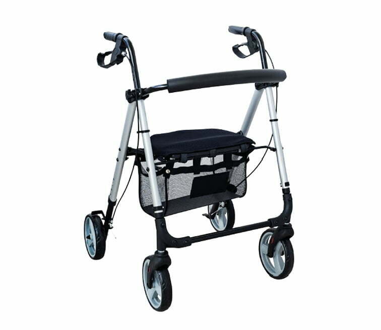 Podpórka rehabilitacyjna 4-kołowa aluminiowa Prestige AR-006 ARmedical - Srebrny