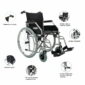 Wózek inwalidzki stalowy Regular AR-405 ARmedical