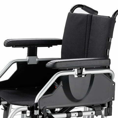 Wózek inwalidzki aluminiowy Eurochair 2 Stab Meyra