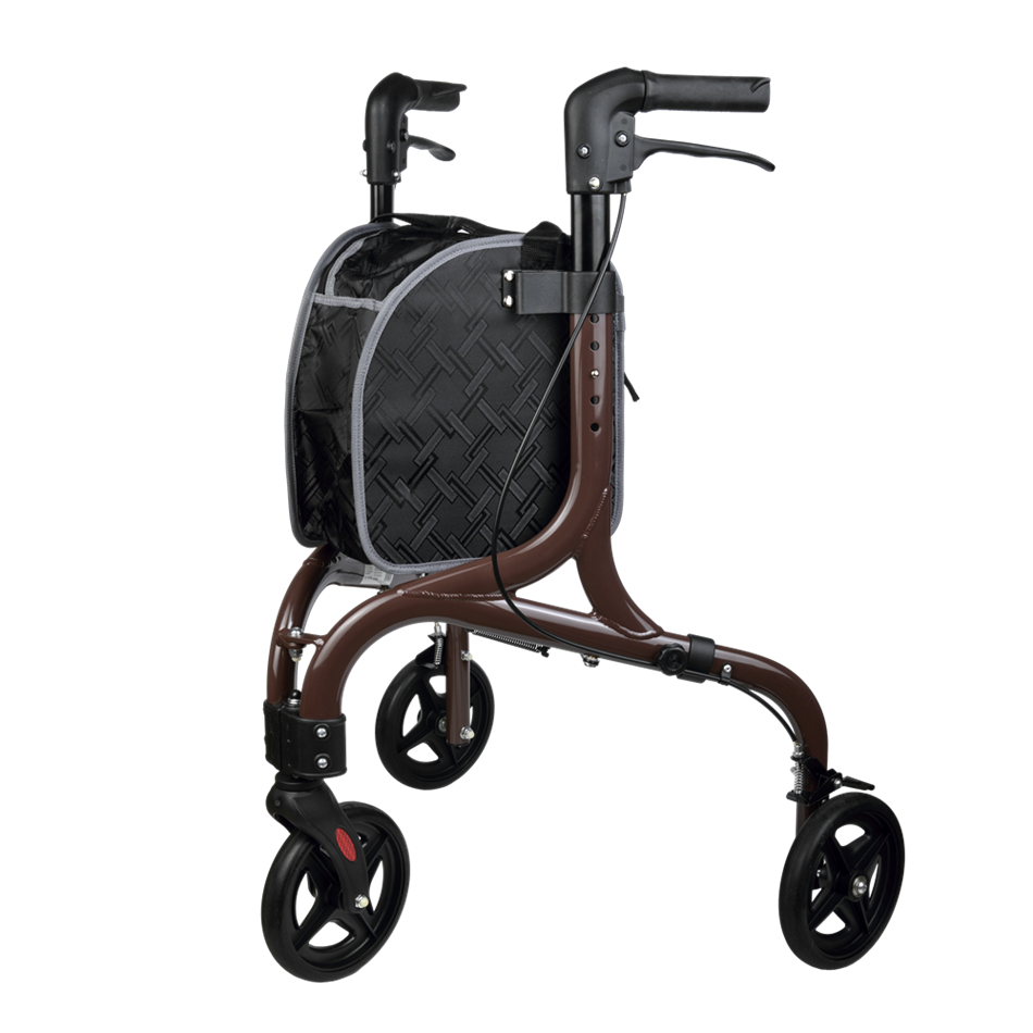 Chodzik trzykołowy Genewa Premium RF-622 Rehafund - Brązowy