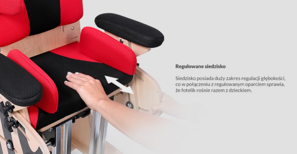 Fotelik rehabilitacyjny Zebra Invento Akces-Med (nowa wersja)