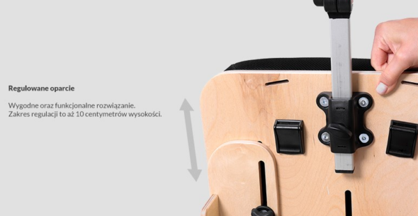 Fotelik rehabilitacyjny Zebra Invento Akces-Med (nowa wersja)