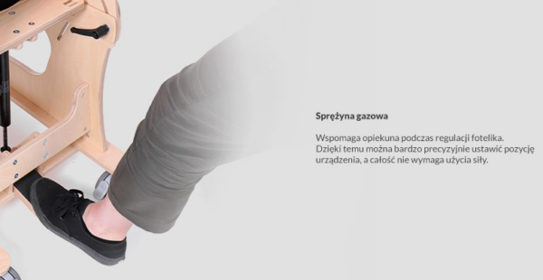 Fotelik rehabilitacyjny Zebra Invento Akces-Med (nowa wersja)