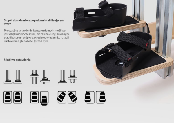 Fotelik rehabilitacyjny Zebra Invento Akces-Med (nowa wersja)