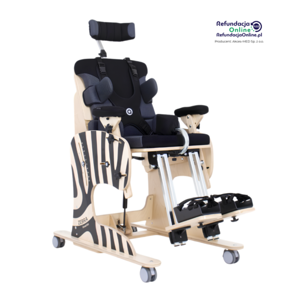 Fotelik rehabilitacyjny Zebra Invento Akces-Med (nowa wersja)