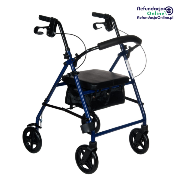 Podpórka rehabilitacyjna 4-kołowa stalowa RF-610 - Rehafund
