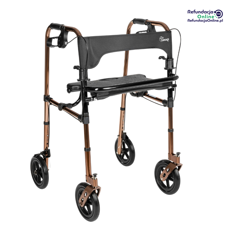 Balkonik aluminiowy czterokołowy Defender - Timago