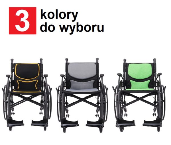 Wózek inwalidzki aluminiowy AR-366 AERO ARmedical