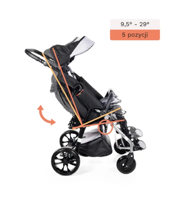 Wózek inwalidzki specjalny dziecięcy Yeti Junior MyWam