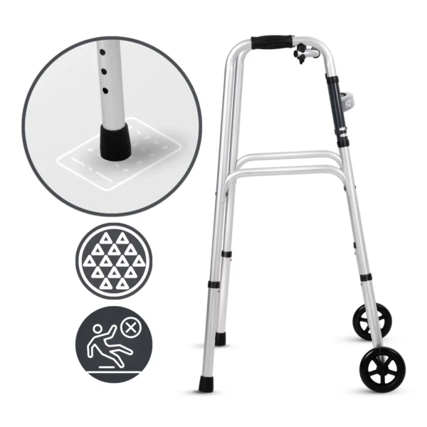 Balkonik aluminiowy trójfunkcyjny Step Light MS810 MSupport