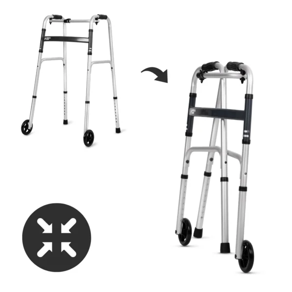 Balkonik aluminiowy trójfunkcyjny Step Light MS810 MSupport